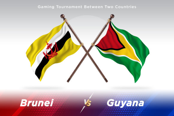 Brunei Versus Guyana Two Flags: A Visual Comparison for Designers and Educators